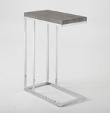 Lucia Chairside End Table Gray/