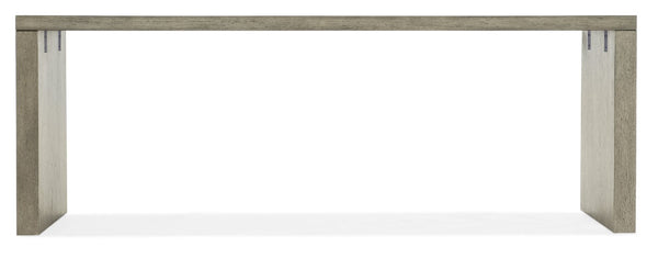 Hooker Furniture Linville Oak 84" Desk In Smoked Mink Finish — Expansive Contemporary Workspace For Home Or Office 6150-10912-85