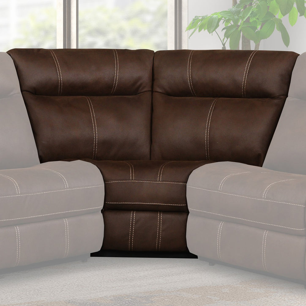 Parker House Parker Living Mason Recliner - Plush Comfort With Power Headrest And Footrest For Ultimate Relaxation Brown 100% Polyester (W) Mma#850-dk