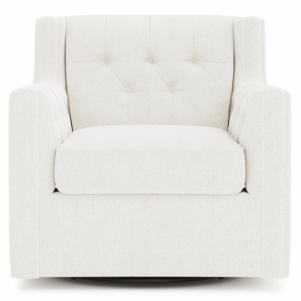 Bernhardt Bernhardt Candace Swivel Chair — Tufted Back, Nailhead Trim, Track Arms, 360° Swivel, Luxe Comfort - Made to Order B7292SA