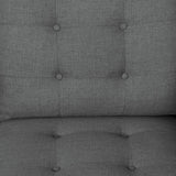 Christopher Knight Home® - Noble House - Adderbury Contemporary Tufted Fabric 3 Seater?Sofa