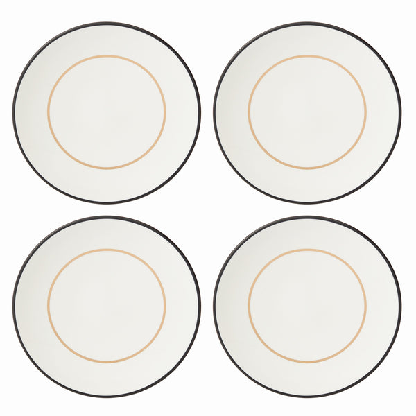 Lenox Kate Spade Make It Pop Accent Plates, Set of 4 White, WHITE PORCELAIN 894610