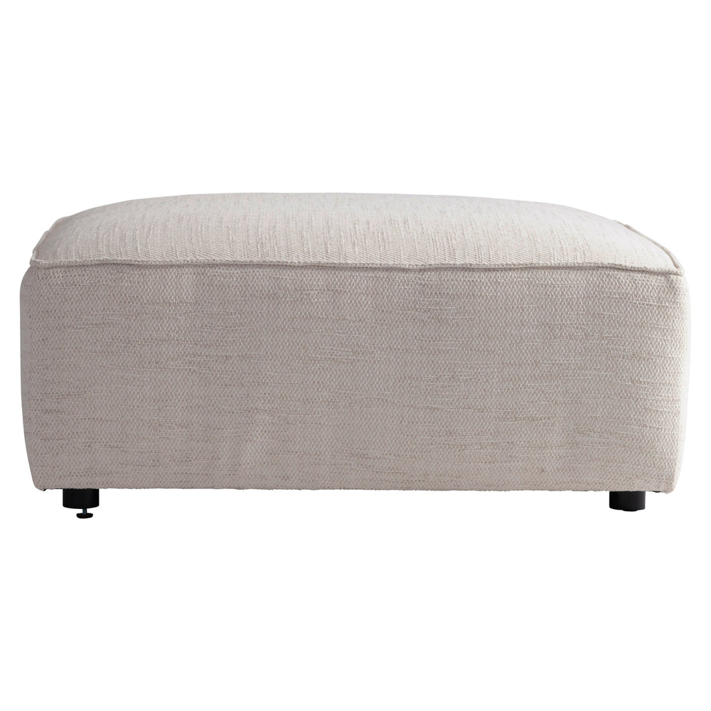 Bernhardt Bliss Fabric Ottoman White,Cream Fabric P7431A