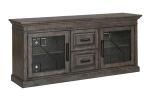 Parker House Sundance - Smokey Grey 76 In.Tv Console Smokey Grey Poplar Solids / Birch Veneers SUN#76-SGR