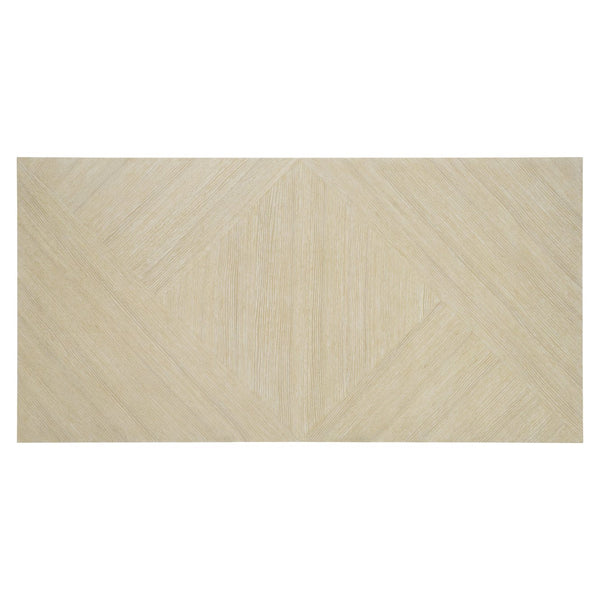 Bernhardt Bernhardt Solaria Rectangular Dining Table With Quartered White Oak Veneer Top & Cast Steel T Legs 310224