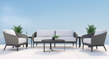 Marbella Sofa in Echo Ash w/ Self Welt SW4501-23-EASH-STKIT Sunset West