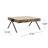 Christopher Knight Home® - Noble House - Gurley Handcrafted Modern Industrial Mango Wood Coffee Table