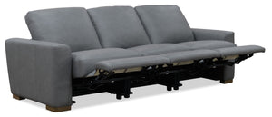 Hooker Furniture Optimus Power Reclining Sofa Top-grain Leather Three Seat Modern Living Room SS925-3PC3-094-S