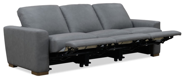 Hooker Furniture Optimus Power Reclining Sofa Top-grain Leather Three Seat Modern Living Room SS925-3PC3-094-S