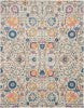 Nourison Passion PSN01 Machine Made Power-loomed Borderless Design Indoor Only Bohemian Transitional Rug Ivory,Multi, Ivory 100% Polypropylene 99446014726