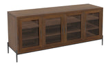 Hekman Furniture Bedford Park Tobacco Entertain Entertainment Console 26050 Tobacco