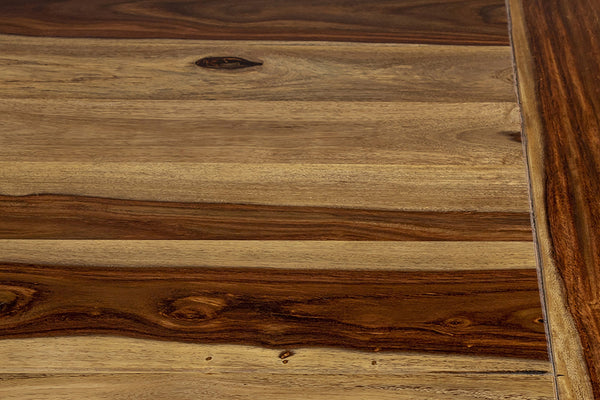 Porter Designs Porter Taos Solid Sheesham Wood 54" Square Counter Table - Timeless Craftsmanship & Artful Design Natural Wood 07-196-08-9027nl