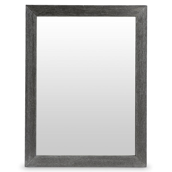 Bernhardt Bernhardt Menton Mirror In Sutton Rustic Oak — 48"W X 36"H Minimalist Rustic-Modern Wall Mirror, Versatile Mounting And Warm Woodgrain Finish 352332