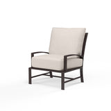 La Jolla Club Chair in Canvas Natural w/ Self Welt SW401-21-5404 Sunset West