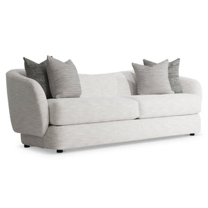 Bernhardt Bernhardt Margot Sofa — Curved Back, Deep Seat Cushions, Tailored Upholstery & Two Throw Pillows - Made to Order P5417A