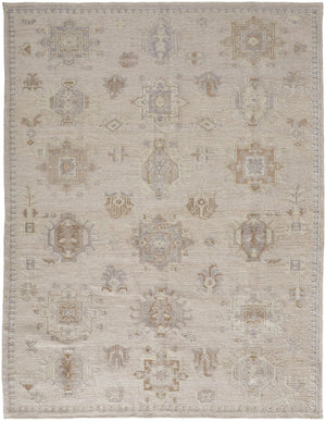 Feizy Rugs Wendover Eco-friendly Hand-knotted Low Pile Oriental Rug – Timeless Vintage Design For Any Space Tan,Brown Pet Wnd6858fbgeivyc50