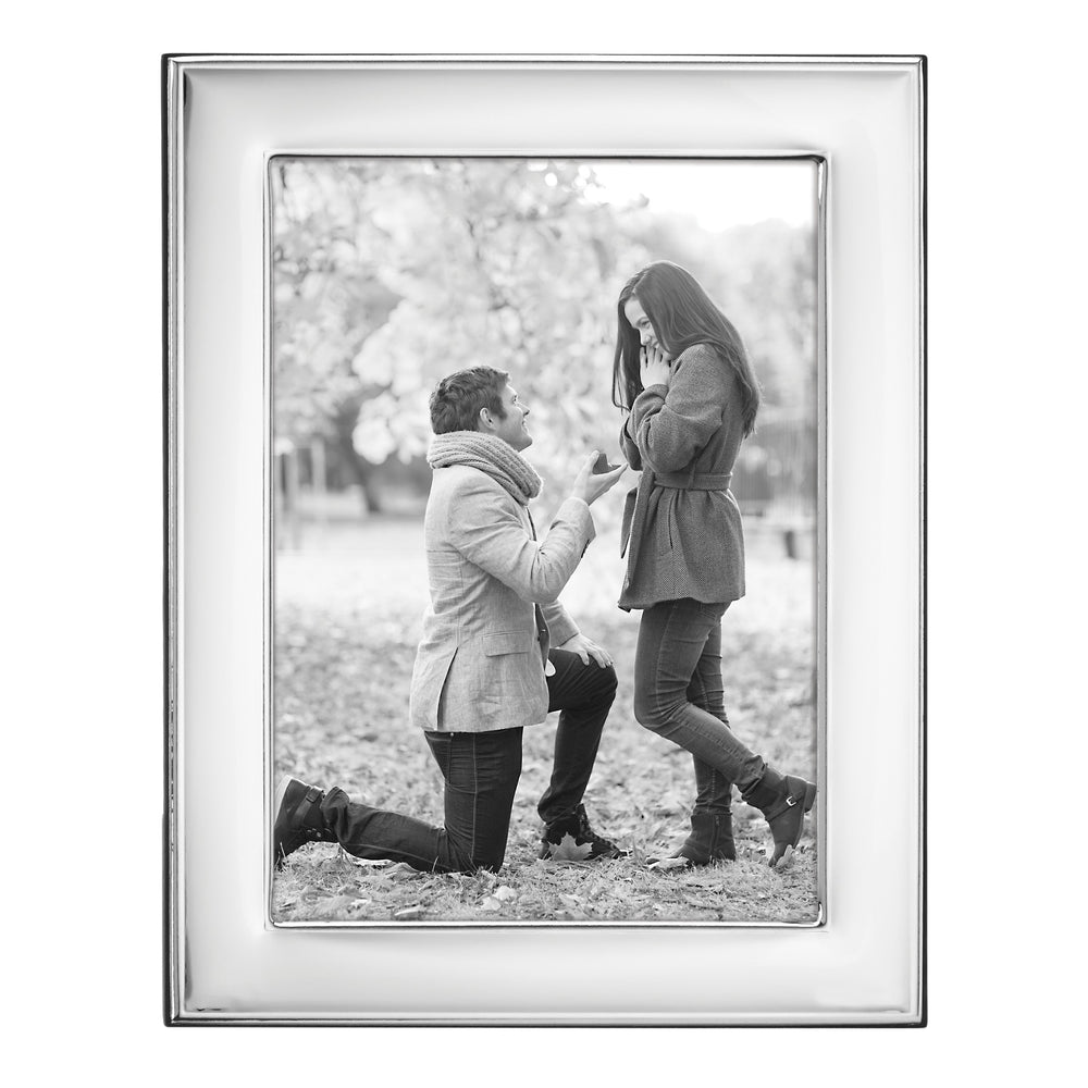 Lenox Reed and Barton Naples Silverplate 5" x 7" Frame Metallic, SLVR PLATE METAL 876364