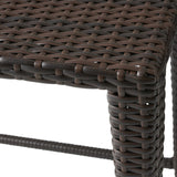 Christopher Knight Home® - Noble House - Outdoor Brown Wicker Nested Tables (Set Of 3)