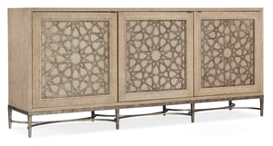 Hooker Furniture Melange Suzani Three Door Entertainment Console 628-55013-80 628-55013-80