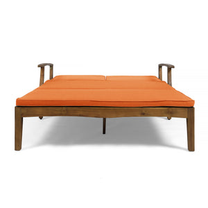 English Elm Christopher Knight Home® - Perla Double Chaise Lounge - Stylish Outdoor Seating With Adjustable Comfort & Weather-Resistant Design 63357.00ORG