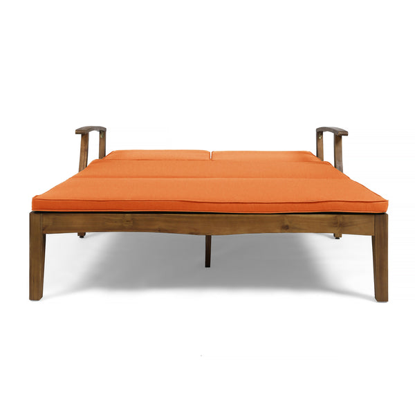 English Elm Christopher Knight Home® - Perla Double Chaise Lounge - Stylish Outdoor Seating With Adjustable Comfort & Weather-Resistant Design 63357.00ORG