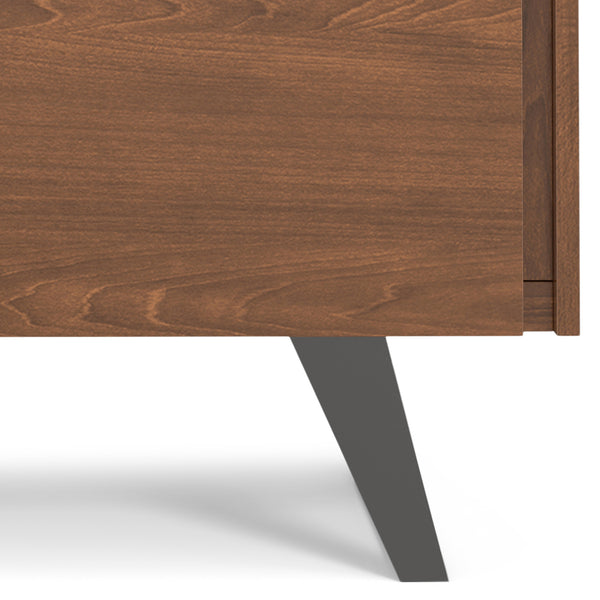 English Elm Lowry - Stylish Walnut Veneer Storage Cabinet With Adjustable Shelves For Home Or Office Use B136P158860