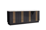 VIG Furniture Modrest Kingsley Modern Marble & Rosegold Buffet VGVCG8933