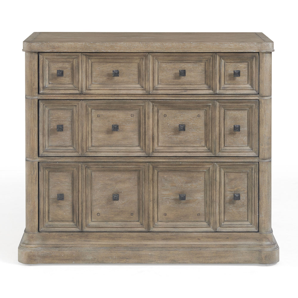 A.R.T. Furniture Reforma Bachelor’S Chest - Stylish Casual Traditional With Cedar-lined Drawer & Hammered Knobs Brown Parawood Solids,Random Match Flaky Oak Veneers,Metal 324158-2358