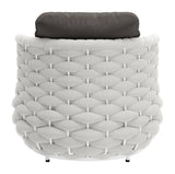 Coral Reef Accent Chair Gray 704025 Zuo Modern