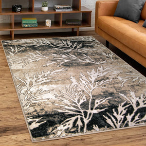 Orian Rugs Adagio Camden Cove Machine Woven Polypropylene Transitional Area Rug Beige Polypropylene