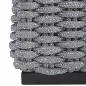 Bernhardt Bernhardt Capri Outdoor Sofa With Handwoven Grey Mist Rope, Plush Faux-Down Cushions, Aluminum Frame - Made to Order OP1017C