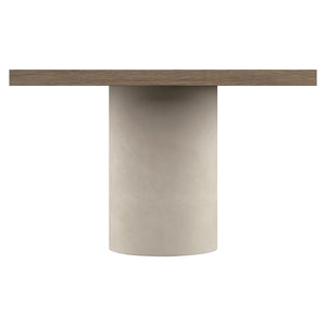 Bernhardt Bernhardt Casa Paros Dining Table With Extendable 24" Leaf, White Oak Top & Bedrock Pedestals K1854
