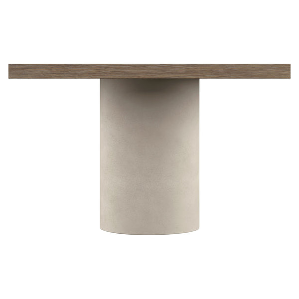 Bernhardt Bernhardt Casa Paros Dining Table With Extendable 24" Leaf, White Oak Top & Bedrock Pedestals K1854