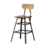 Christopher Knight Home® - Noble House - Raychel Natural Stained Laminated Acacia Barstool - Set of 2