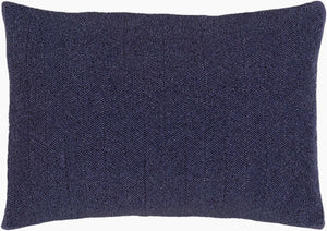 Surya Gianna 13"L X 20"W Cotton Lumbar Pillow - Elegant Indian Design For Home Décor And Comfort Dark Purple Cotton Ga003-1320p