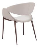 Limay Dining Chair - Set of 2 Beige & Walnut 109971 Zuo Modern