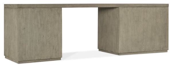 Hooker Furniture Linville Weathered Mink Credenza With Lateral File, Locking Drawer, Adjustable Shelves, Freestanding Design 24.00 L x 96.00W x 30.00H 6150-10922-85