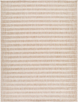 Livabliss Agave Polypropylene Indoor Outdoor Rug Modern Minimalist Woven Entryway Accent Tan, White 7'10" x 10' GAAG2300-71010