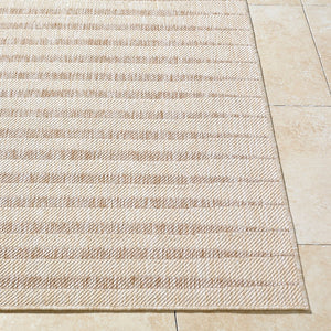 Livabliss Agave Polypropylene Flatweave Rug Turkish Woven Indoor Outdoor Entryway Accent White, Tan 2'7" x 7'3" GAAG2301-2773