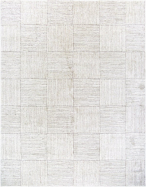 Livabliss Architect Galey Alix Stripe Runner Rug Woven Polyester for Hallway or Bedside Ivory, Dark Bro 9'2" x 12' GAAR2301-9212