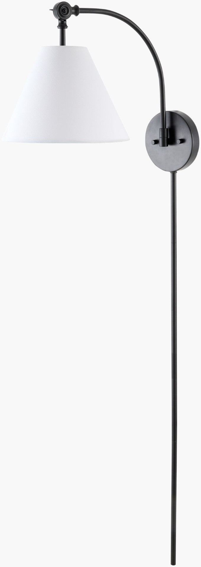 Livabliss The Andy Arts and Crafts Wall Sconce with Linen Shade for Warm Ambient Light GAAY-001