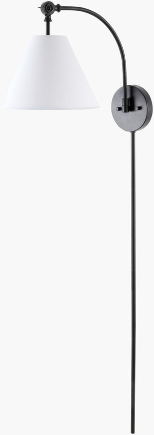 Livabliss The Andy Arts and Crafts Wall Sconce with Linen Shade for Warm Ambient Light GAAY-001