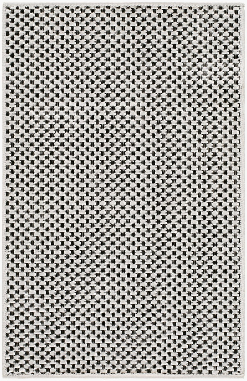 Livabliss Barberry Geometric Polypropylene Indoor Outdoor Rug Woven in Turkey for Modern Spaces Medium Gray, Bl 2'7" x 7'3" GABA2300-2773