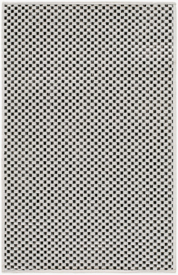 Livabliss Barberry Geometric Polypropylene Indoor Outdoor Rug Woven in Turkey for Modern Spaces Medium Gray, Bl 2'7" x 7'3" GABA2300-2773