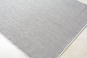 Livabliss Barberry Geometric Polypropylene Indoor Outdoor Rug Woven in Turkey for Modern Spaces Medium Gray, Bl 9'2" x 12' GABA2300-9212