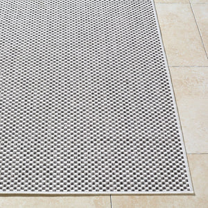 Livabliss Barberry Geometric Polypropylene Indoor Outdoor Rug Woven in Turkey for Modern Spaces Medium Gray, Bl 9'2" x 12' GABA2300-9212