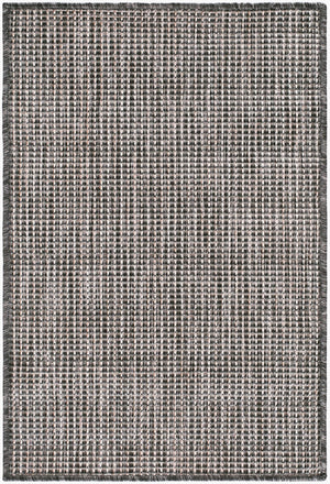 Livabliss Barberry Geometric Flatweave Polypropylene Rug Turkish Woven Indoor Outdoor Patio Accent Black, Tan 2'7" x 7'3" GABA2301-2773