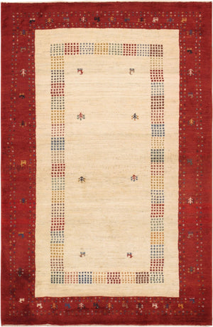 Pasargad Home Tribal Collection Hand-knotted Wool Area Rug – Vibrant Colors & Rich Textures   030227