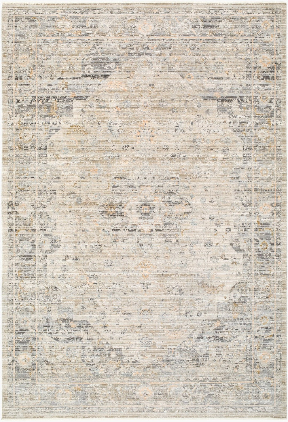 Livabliss Breckley Traditional Fringe Accent Rug Turkish Woven Polyester for Entryway or Bedroom Olive, Medium G 9' x 13'1" GABC2301-9131