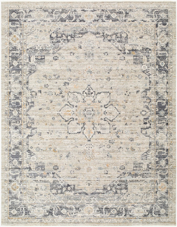 Livabliss Breckley Traditional Turkish Polyester Indoor Outdoor Rug with Fringe Entryway Accent Olive, Medium G 7'10" x 10' GABC2302-71010